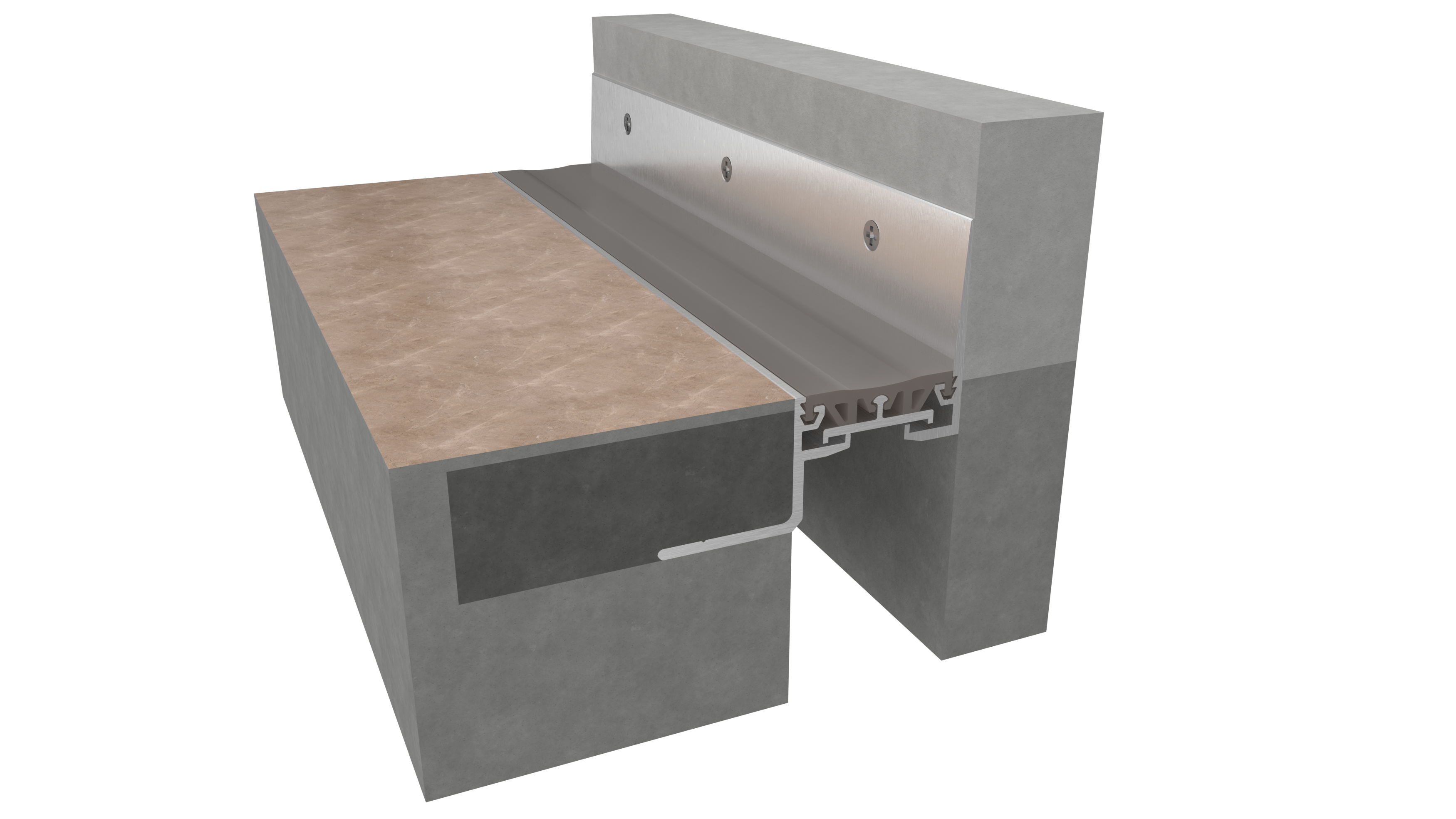 Image showing various types of expansion joints used in construction.