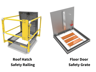 Roof Hatch Safety Railing-Floor Door Safety Grate (1)-1