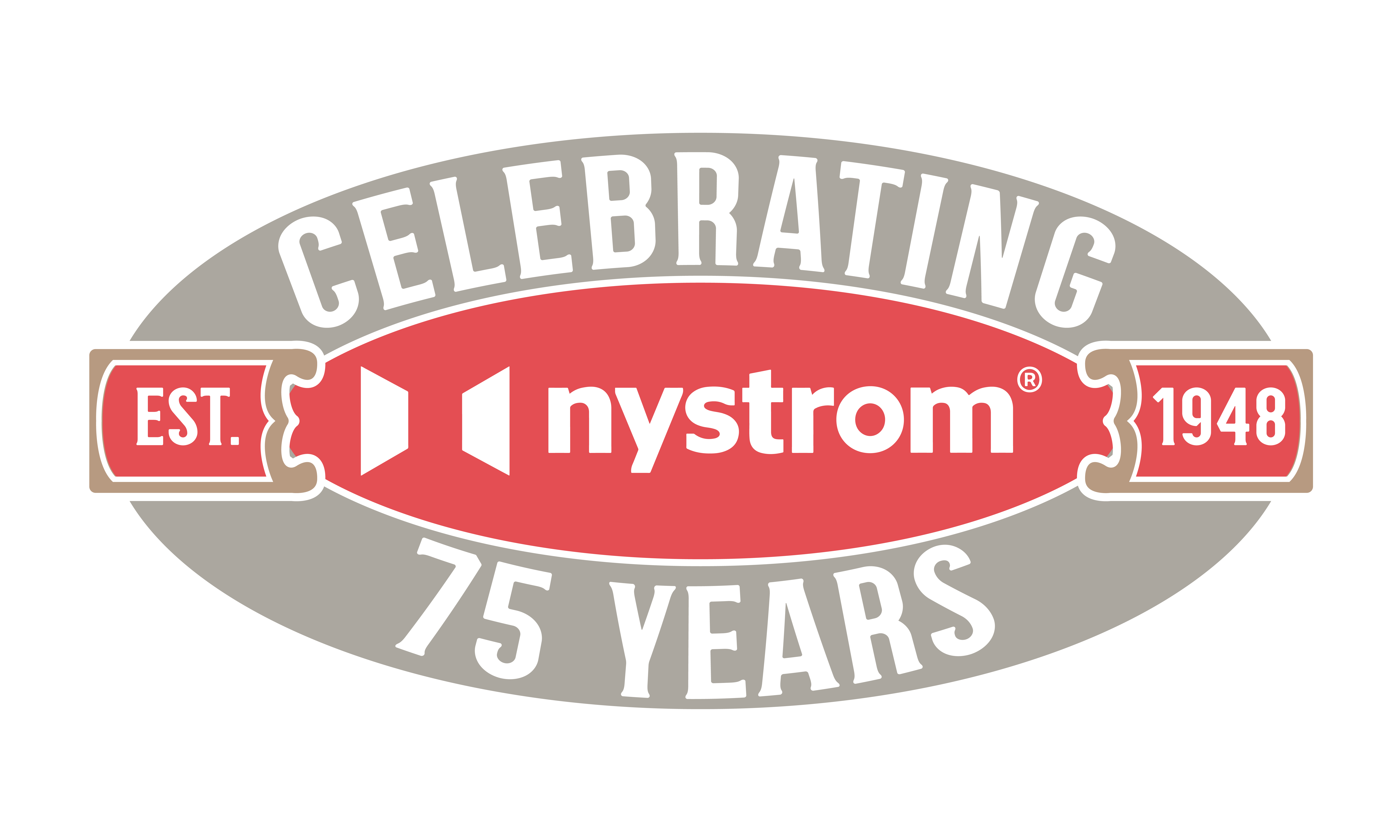 Nystrom75Years-Logo