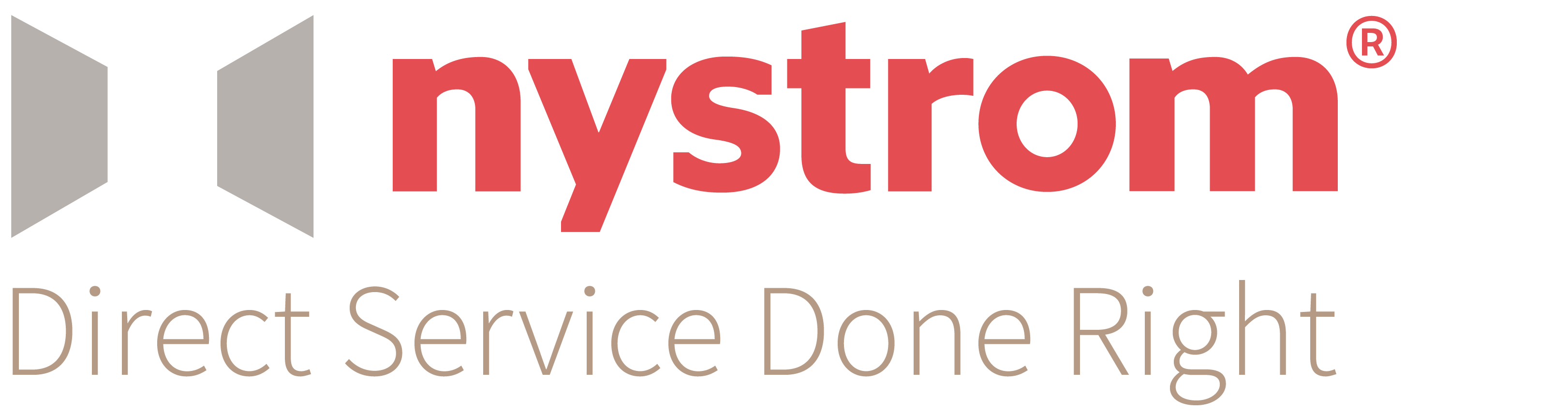 nystrom registered logo - Tagline