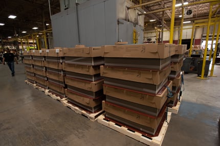 Nystrom roof hatches prepared for delivery
